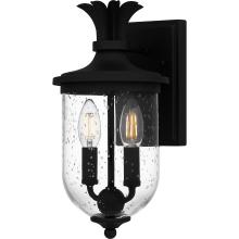Quoizel HVN8406EK - Havana 2-Light Earth Black Outdoor Wall Lantern