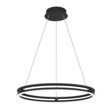 Quoizel PCGVS2824MBK - Graves Integrated LED Matte Black Pendant Light