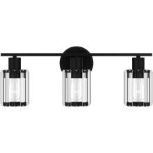 Quoizel PCILA8621MBK - Isla 3-Light Matte Black Vanity Light
