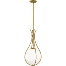 Quoizel QP6216AB - Aliyah 1-Light Aged Brass Mini Pendant Light