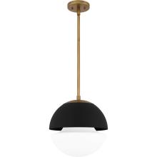 Quoizel QPP6191WS - Marley 1-Light Weathered Brass Mini Pendant Light