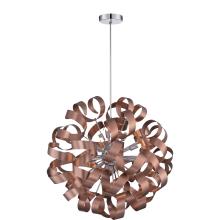 Quoizel RBN2823SG - Ribbons 12-Light Satin Copper Pendant Light