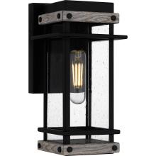 Quoizel SAD8405MBK - Strader 1-Light Matte Black Outdoor Wall Lantern