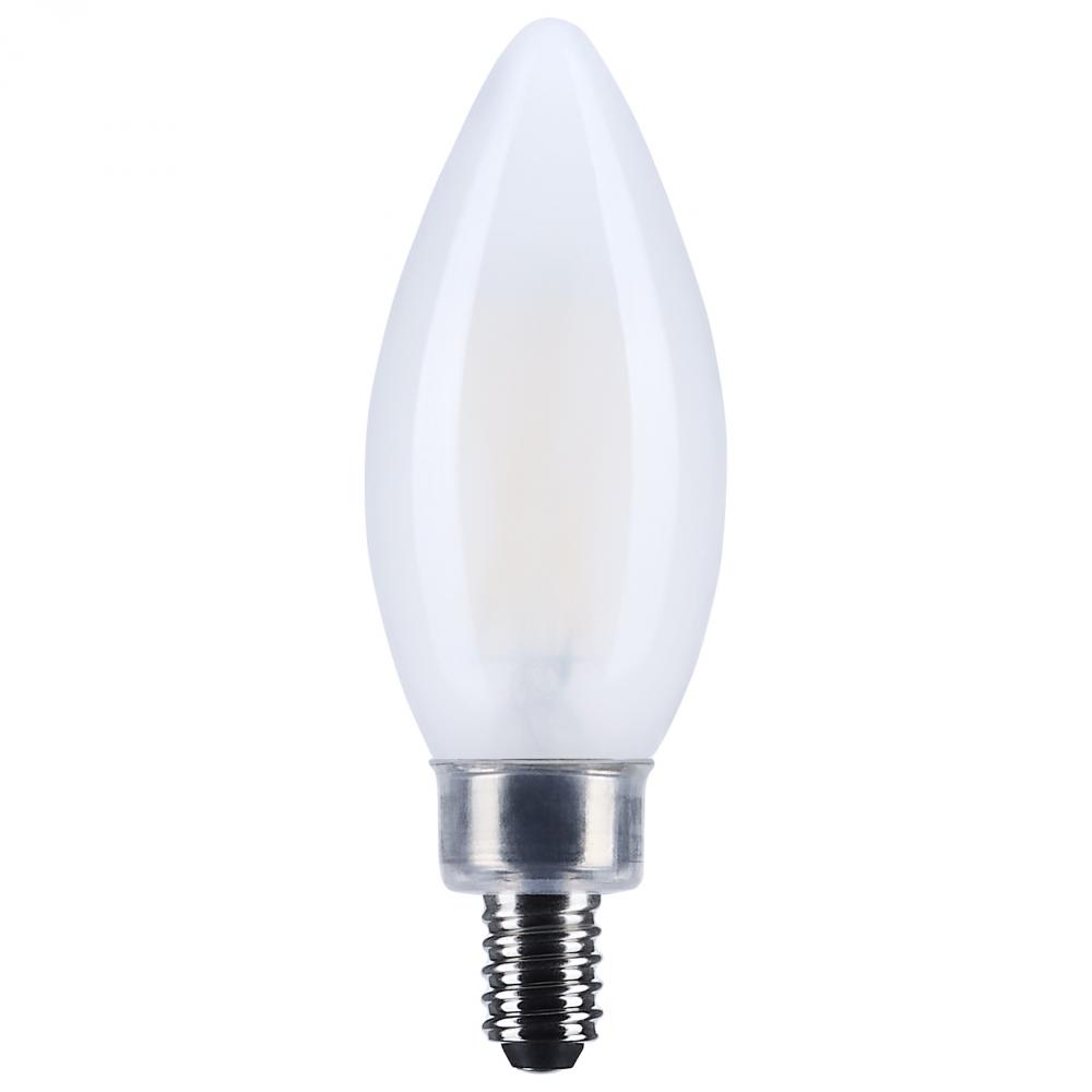 5.5 Watt B11 LED; Candelabra Base; Clear; 5000K CCT; 120 Volt; 10-pk