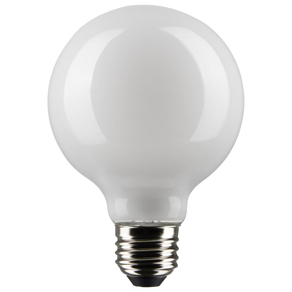 6 Watt G25 LED Filament; White; Medium base; 90 CRI; 2700K; 120 Volt
