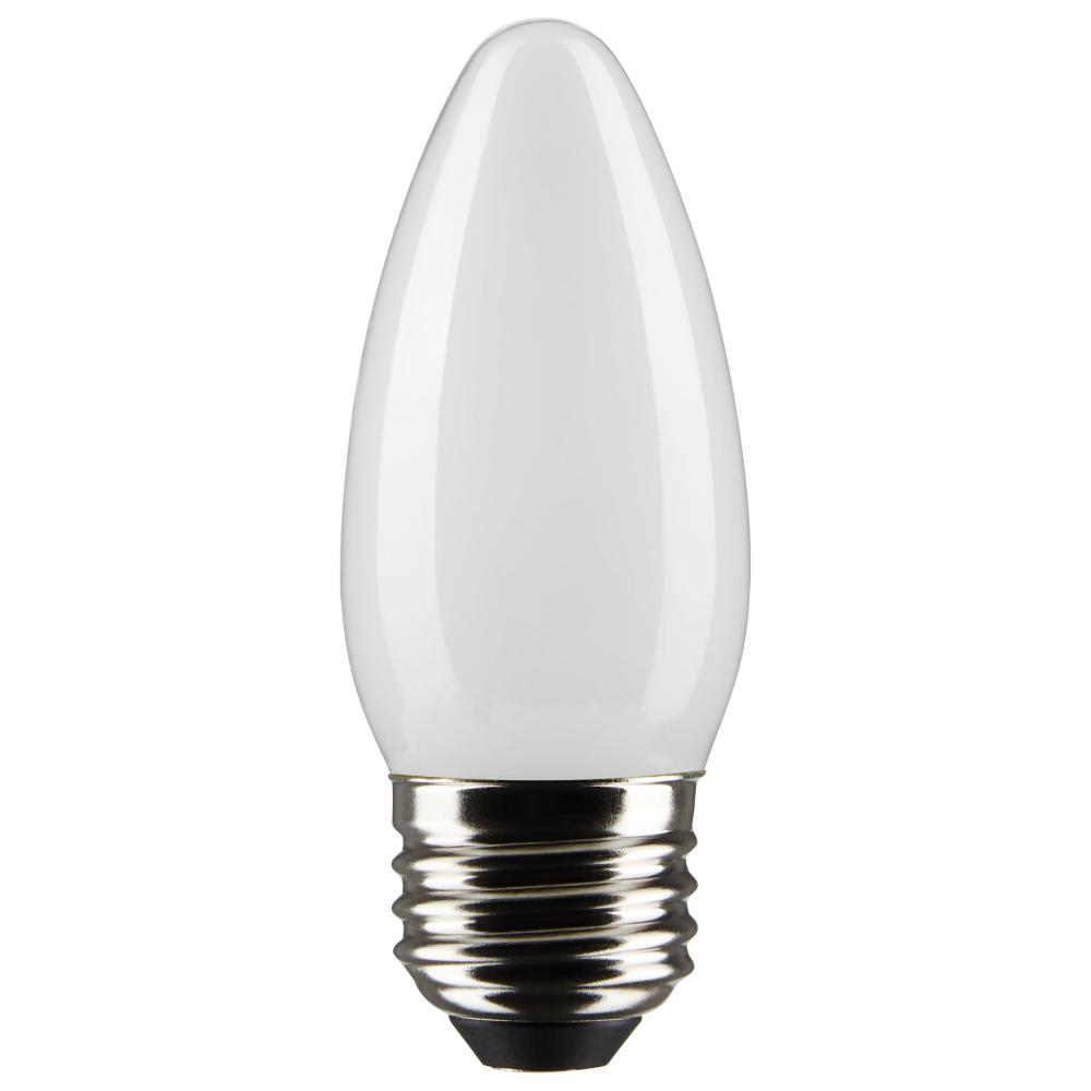 4 Watt B11 LED Filament; Frost; Medium base; 90 CRI; 3000K; 120 Volt