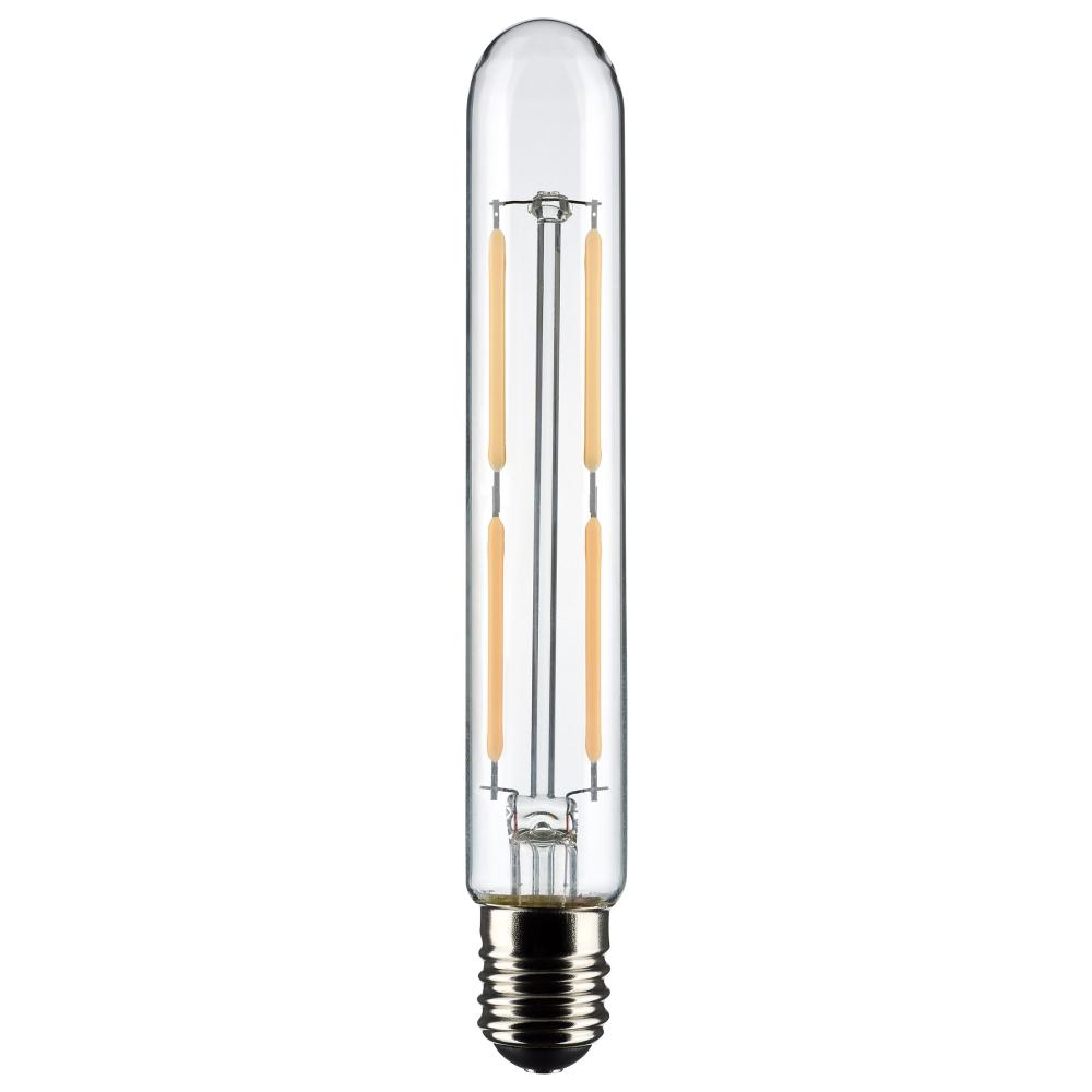 4 Watt T6.5 LED Filament; Clear; Intermediate Base; 4000K; 400 Lumens; 120 Volt