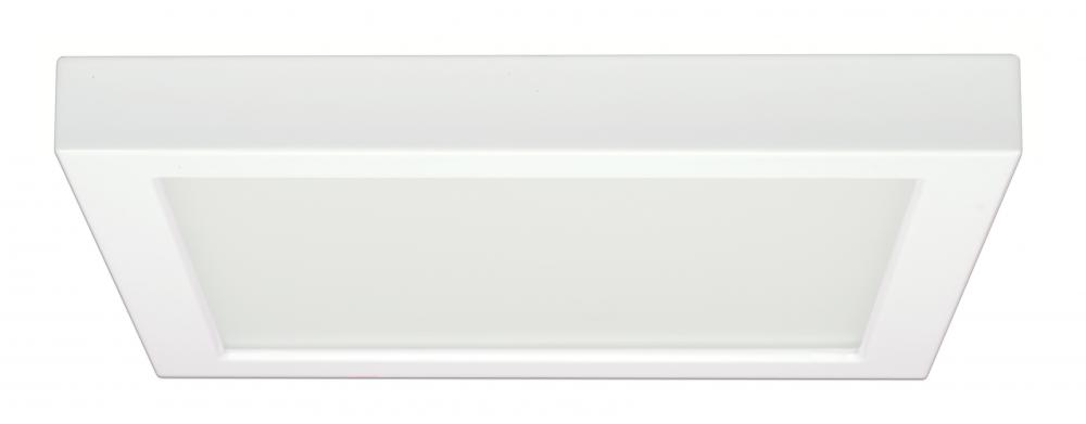 Blink - 18.5W- 9" Surface Mount LED - 2700K- Square Shape - White Finish - 120V