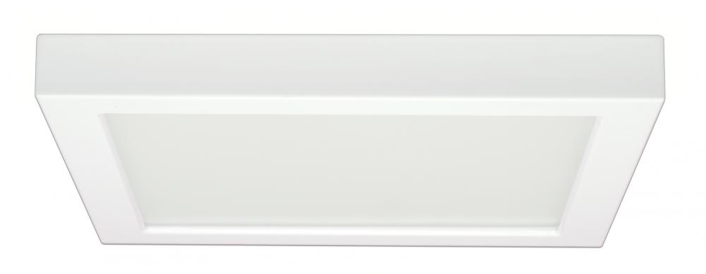 Blink - 18.5W- 9" Surface Mount LED - 5000K- Square Shape - White Finish - 120V
