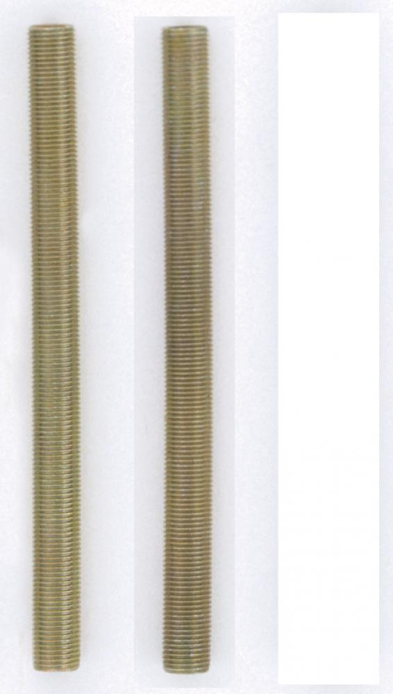2 Steel Nipples; 1/8 IPS; Running Thread; 5" Length