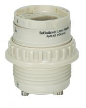 Satco Products Inc. 80/1849 - Self-Ballasted Lamp Adapter; Phenolic w/Uno Ring G24q-1 & GX24q-1 60Hz, 0.15A