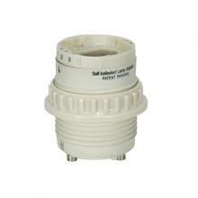Satco Products Inc. 80/1857 - Phenolic Self-Ballasted CFL Lampholder With Uno Ring; 277V, 60Hz, 0.30A; 26W G24q-3 And GX24q-3;