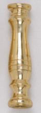 Satco Products Inc. 90/098 - Solid Brass Neck And Spindle; Burnished And Lacquered; 3/4" x 3"; 1/8 Slip
