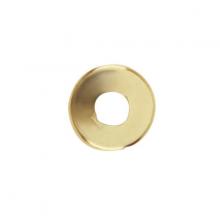 Satco Products Inc. 90/176 - Steel Check Ring; Curled Edge; 1/8 IP Slip; Vacuum Brass Finish; 1" Diameter