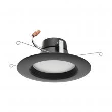 Satco Products Inc. S11835 - 9 Watt; LED Downlight Retrofit; 5 Inch - 6 Inch; CCT Selectable; 120 volts; Dimmable; Black Finish