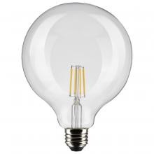 Satco Products Inc. S21254 - 6 Watt G40 LED Filament; Clear; Medium base; 90 CRI; 4000K; 120 Volt