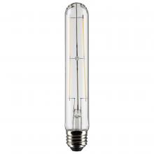 Satco Products Inc. S21355 - 8 Watt T9 LED Filament; Clear; Medium base; 90 CRI; 3000K; 120 Volt