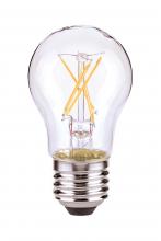 Satco Products Inc. S21710 - 5.5 Watt; A15 LED Filament; Clear; 2700K; Candelabra base; 120 Volt; 2-Card
