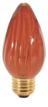 Satco Products Inc. S2770 - 40 Watt F15 Incandescent; Amber; 1500 Average rated hours; Medium base; 120 Volt; 2-Card
