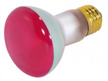 Satco Products Inc. S3200 - 50 Watt R20 Incandescent; Red; 2000 Average rated hours; Medium base; 130 Volt