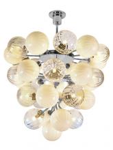 Oggetti Luce 18-P3500/CLWH - PERLE, 35 GLOBE, CLR/WHT, CHROME