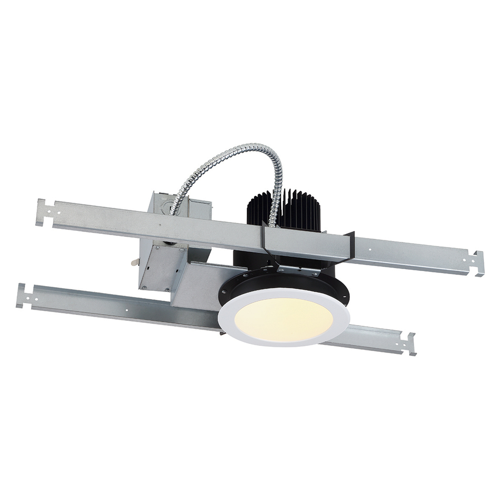 LED REC,6IN,NC HSNG,60W,WH/WHT