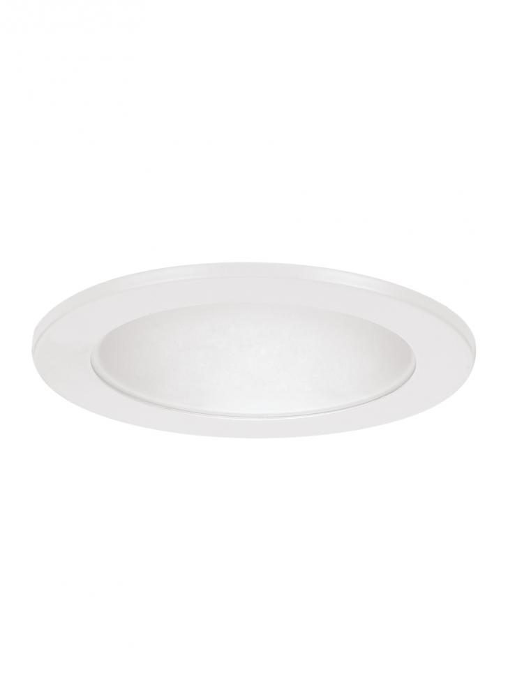 Recessed Trims 4" Frosted Glass Shower Trim