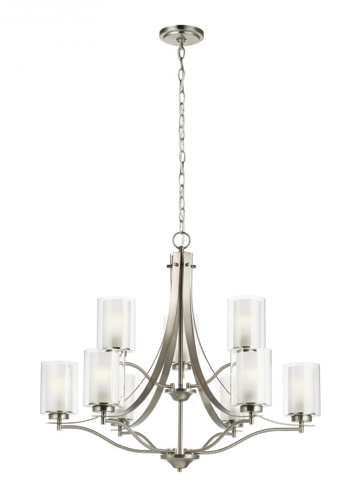 Elmwood Park Nine Light Chandelier