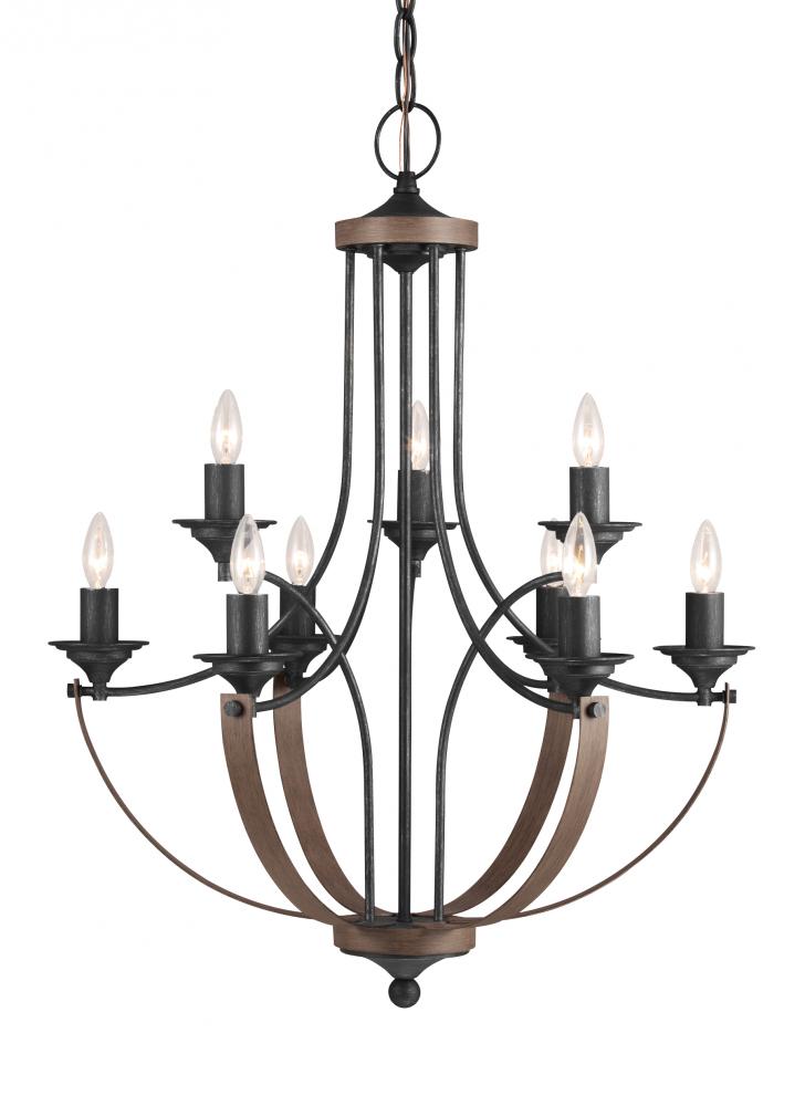 Corbeille Nine Light Chandelier