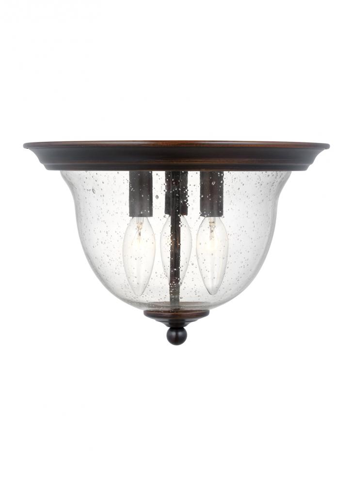 Belton Three Light Ceiling Flush Mount