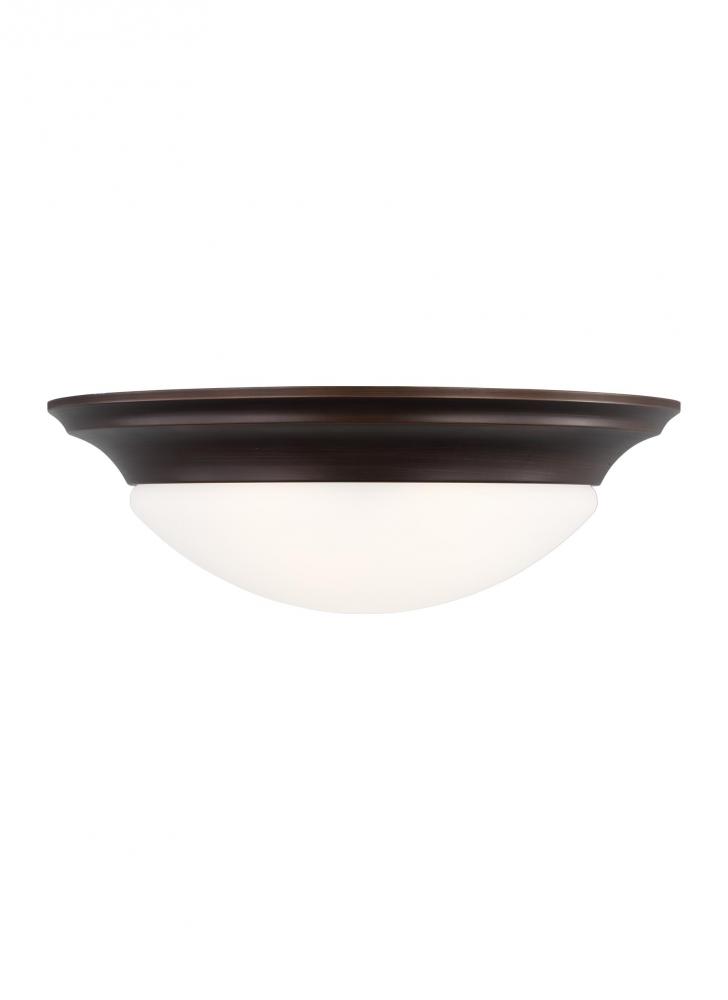 Nash Three Light Ceiling Flush Mount