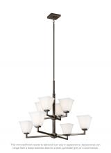 Generation Lighting 3113708-778 - Ellis Harper Eight Light Chandelier