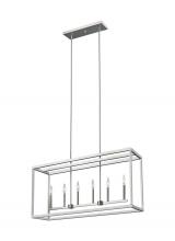 Generation Lighting 6634506-962 - Moffet Street Six Light Island Pendant