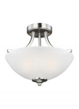 Generation Lighting 7716502-962 - Geary Small Two Light Semi-Flush Convertible Pendant