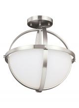 Generation Lighting 7724602-962 - Alturas Two Light Semi-Flush Convertible Pendant