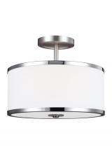 Generation Lighting SF335SN/CH - Prospect Park Semi-Flush Mount
