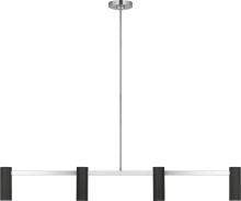 Generation Lighting GLC2074BN - Zentro Four Light Linear Chandelier