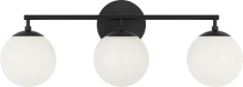 Generation Lighting GLV1853MBK - Nube Three Light Vanity