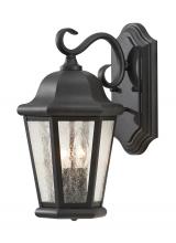 Generation Lighting OL5901BK - Martinsville Medium Two Light Outdoor Wall Lantern