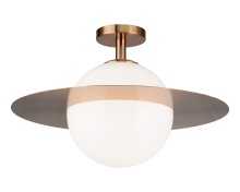 Matteo Lighting X60411AGOP - SATURN Flush Mounts