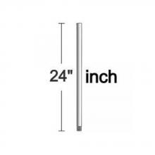 Minka-Aire DR524-ABDD - 24" DOWN ROD IN BRUSHED ALUMINUM