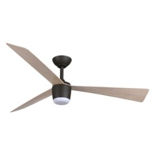 Minka-Aire F744L-DB/ASW - Elavan 52" LED Indoor/Outdoor Ceiling Fan