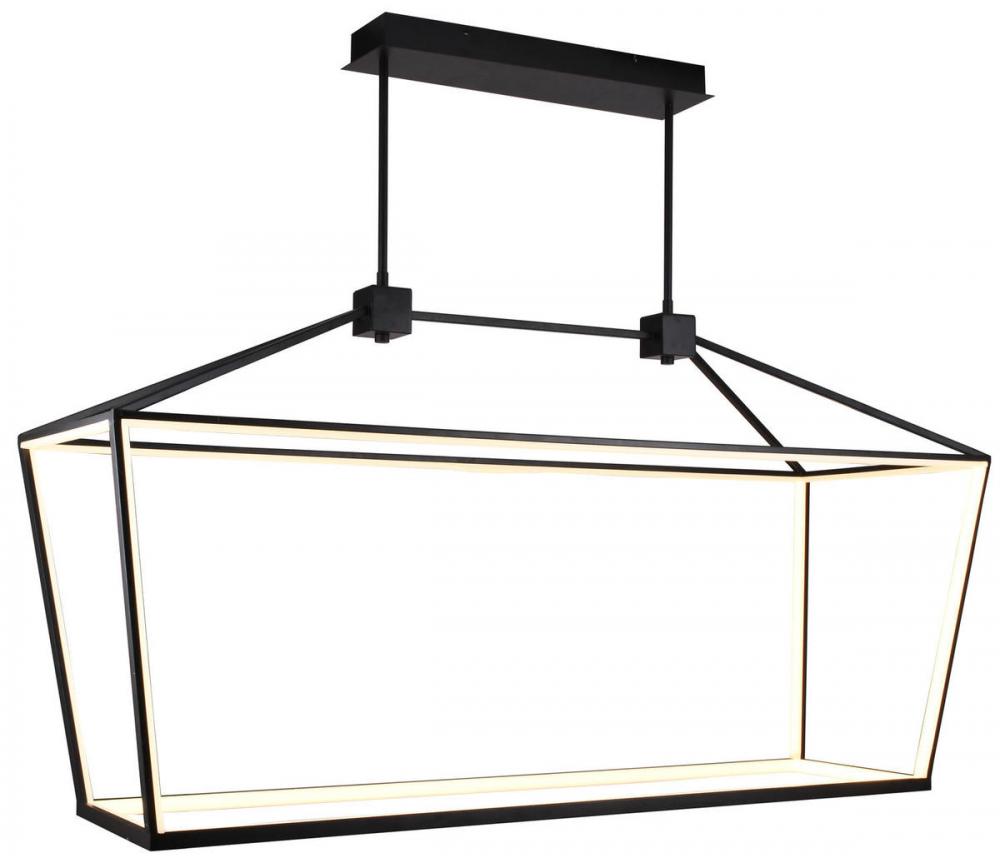 Park Ave. Led Large Linear Cage Pendant
