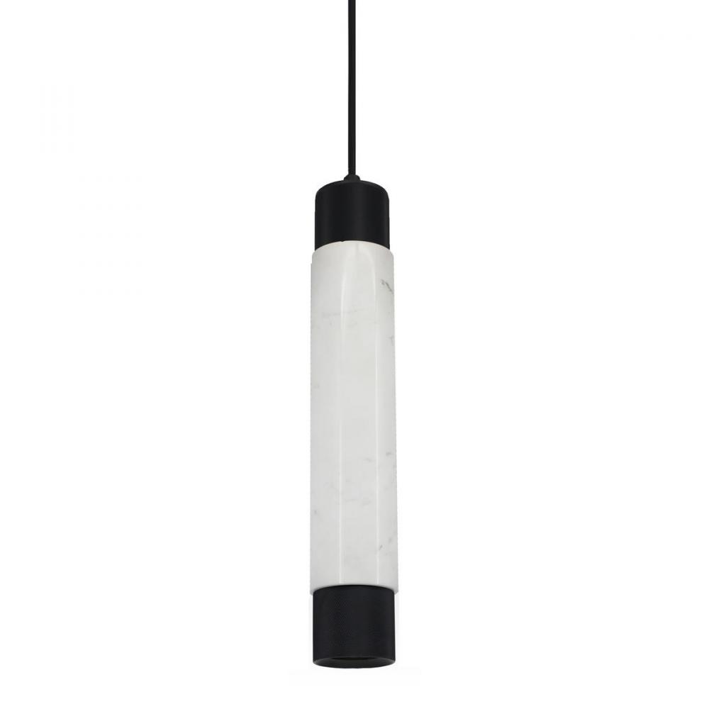 Cicada 1 Light Pentant White Marble