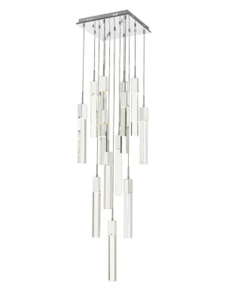 The Original Glacier Collection 13 Light Clear Crystal Multi Port Pendant