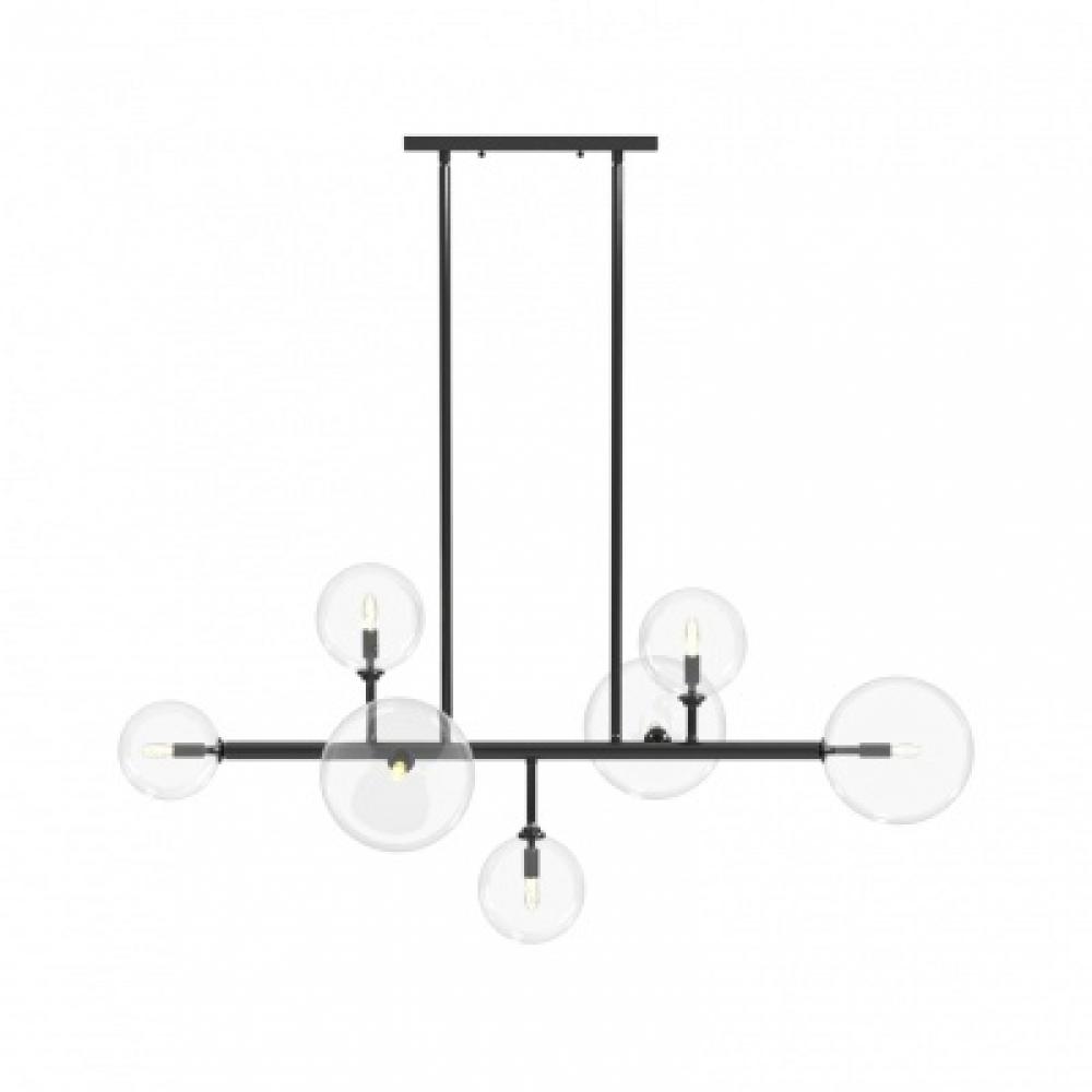 Delilah 51"  Chandelier in Black