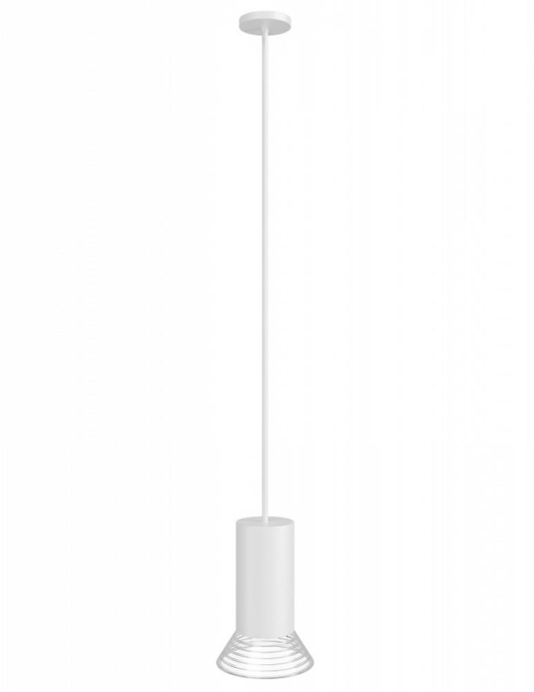 Newport  8"  Pendant in White