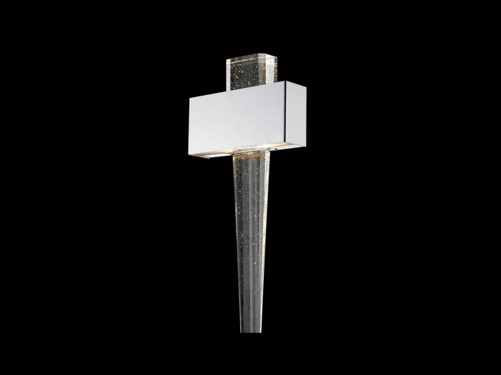 The Original Glacier Avenue Bubbled Crystal Wall Sconce