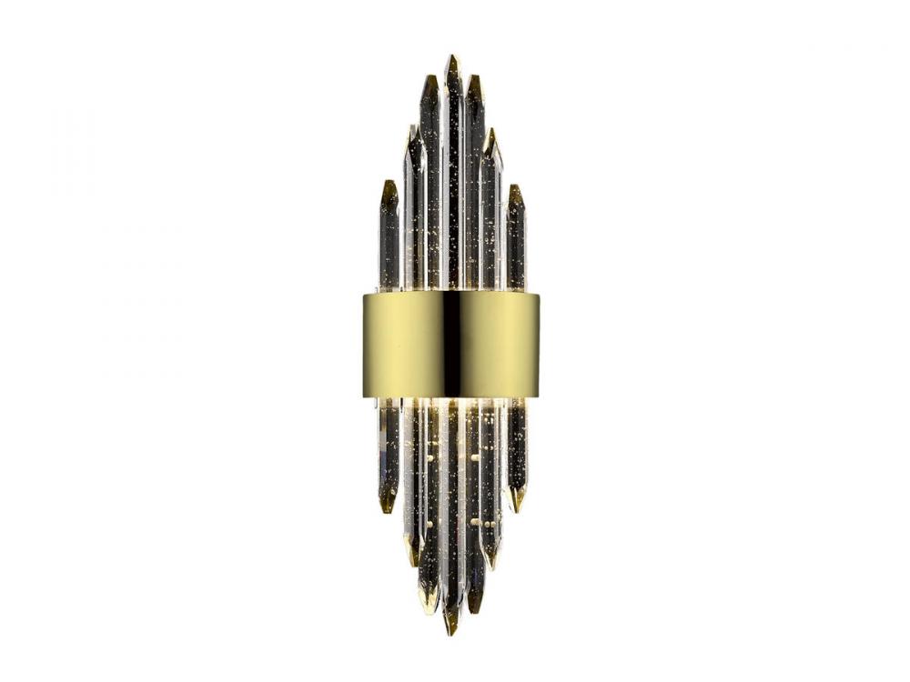 Aspen Collection Bubbled Crystal Wall Sconce