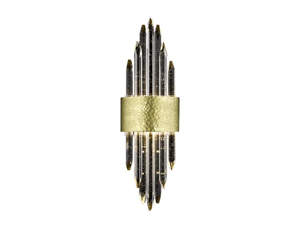 Aspen Collection Bubbled Crystal Wall Sconce